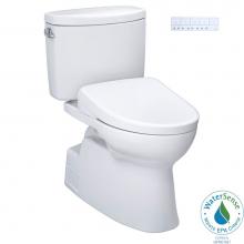 Toto MW4744736CEFGA#01 - WASHLET®+ Vespin® II Two-Piece Elongated 1.28 GPF Toilet with Auto Flush WASHLET®+