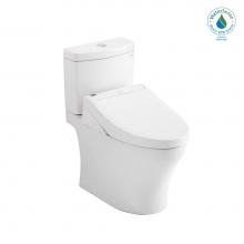 Toto MW4463084CUMFG#01 - WASHLET®+ Aquia® IV 1G® Two-Piece Elongated Universal Height Dual Flush 1.0 and 0.8