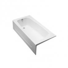 Toto FBY1715LP#12 - L-Hand Cast Iron Bathtub 66'' X 32'' X 16-5/16''--S Beige