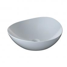Toto LT477G#01 - Kiwami® Asymmetrical Vessel Bathroom Sink with CEFITONTECT, Cotton White