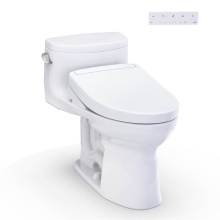 Toto MW6343446CEFG#01 - WASHLET+® Supreme® II One-Piece Elongated 1.28 GPF Toilet and WASHLET+® S5 Bidet Se