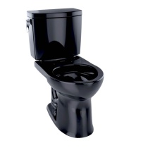 Toto CST453CUF#51 - Drake® II 1G® Two-Piece Round 1.0 GPF Universal Height Toilet, Ebony