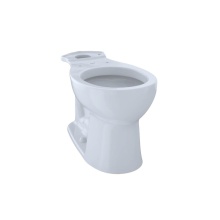 Toto C243EF#01 - Entrada™ Universal Height Round Toilet Bowl, Cotton White