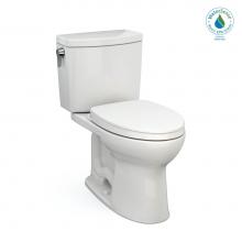 Toto MS454124CUFG#11 - Drake® II 1G® Two-Piece Elongated 1.0 GPF Universal Height Toilet with CEFIONTECT and SS