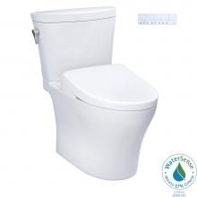 Toto MW4484736CEMFGNA#01 - WASHLET®+ Aquia IV® Arc Two-Piece Elongated Dual Flush 1.28 and 0.9 GPF Toilet with Auto