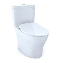 Toto MS446234CEMGN#01 - Aquia® IV Two-Piece Elongated Dual Flush 1.28 and 0.9 GPF Toilet with CEFIONTECT® and So