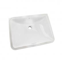 Toto LT1535G#01 - 20'' Rectangular Undermount Bathroom Sink with CEFIONTECT, Cotton White