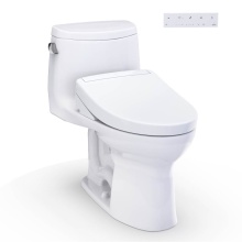 Toto MW6043446CEFG#01 - WASHLET+® UltraMax® II One-Piece Elongated 1.28 GPF Toilet and WASHLET+® S5 Bidet S