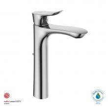 Toto TLG01307U#CP - GO 1.2 GPM Single Handle Vessel Bathroom Sink Faucet with COMFORT GLIDE™ Technology, Polished Ch