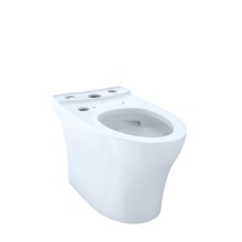 Toto CT446CEFGNT40#01 - Aquia® IV Elongated Universal Height Skirted Toilet Bowl with CEFIONTECT®, WASHLET®