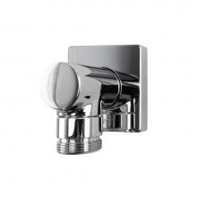 Toto TBW02013U#CP - Wall Outlet for Handshower, Square, Polished Chrome
