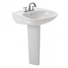 Toto LPT242.4#51 - Prominence® Oval Basin Pedestal Bathroom Sink for4 inch Center Faucets, Ebony