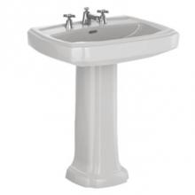 Toto LPT970.8#11 - Guinevere 27-1/8'' Lav & Ped Colonial White 8'' Hole Spacing