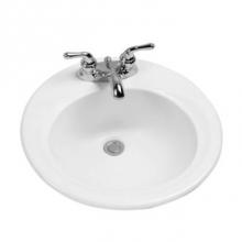 Toto LT402.4#01 - 4' Ctr 19-1/4' Rd Self Rim Lav Cotton