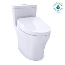 Toto MW6463046CEMFGN#01 - WASHLET®+ Aquia® IV One-Piece Elongated Dual Flush 1.28 and 0.9 GPF Toilet with S500e El