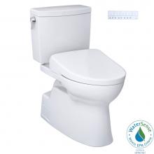 Toto MW4744736CUFGA#01 - WASHLET®+ Vespin® II 1G® Two-Piece Elongated 1.0 GPF Toilet with Auto Flush WASHLET