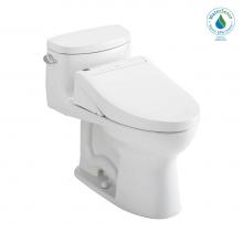 Toto MW6343084CEFG#01 - WASHLET+® Supreme® II One-Piece Elongated 1.28 GPF Toilet and WASHLET+® C5 Bidet Se