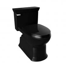 Toto MS964124CEF#51 - Soirée® One Piece Elongated 1.28 GPF Universal Height Skirted Toilet, Ebony