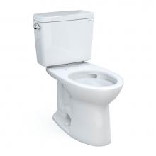Toto CST776CSFG.10#01 - Drake® Two-Piece Elongated 1.6 GPF Universal Height TORNADO FLUSH® Toilet with CEFIONTEC