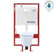 Toto CWT4372047MFG-3#01 - D-SHAPE WALL HUNG WASHLET+ KIT W PEX-C CONCEALED CONNECTION
