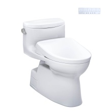 Toto MW6444726CEFG#01 - WASHLET®+ Carolina® II One-Piece Elongated 1.28 GPF Toilet and WASHLET®+ S7 Contemp