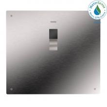 Toto TET2UAR#SS - ECOPOWER® Touchless 1.0 GPF Toilet Flushometer Valve with 14 x 12 Inch Cover Plate, Stainless