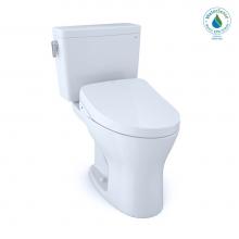 Toto MW7463046CSMGA#01 - Drake® WASHLET®+ Two-Piece Elongated Dual Flush 1.6 and 0.8 GPF DYNAMAX TORNADO FLUSH&#x