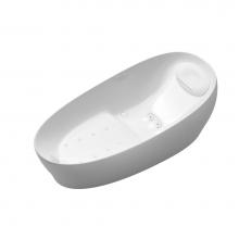 Toto PJYD2200PWEU#GW - Flotation Bathtub with ZERO DIMENSION® and Hydrohands, Gloss White
