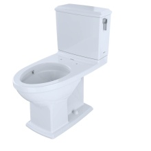 Toto CST494CEMFRG#01 - Connelly® Two-Piece Elongated Dual-Max® 1.28 and 0.9 GPF Universal Height Toilet with CE