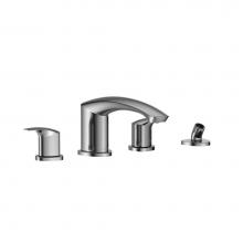Toto TBG09202U#CP - GM Two-Handle Deck-Mount Roman Tub Filler Trim with Handshower, Polished Chrome