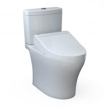 Toto MW4463084CEMGN#01 - TOTO®WASHLET+®  Aquia IV Two-Piece Elongated Dual Flush 1.28 and 0.9 GPF Toilet and WASH