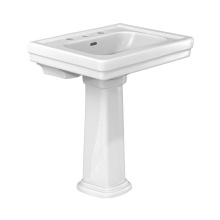 Toto LPT530.8N#01 - Promenade® 27-1/2'' x 22-1/4'' Rectangular Pedestal Bathroom Sink for 8 i