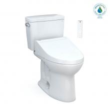 Toto MW7763084CEFG.10#01 - Drake® WASHLET®+ Two-Piece Elongated 1.28 GPF Universal Height TORNADO FLUSH® Toile