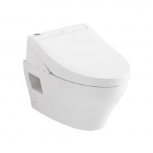 Toto CWT4283084CMFG#MS - WASHLET®+ EP Wall-Hung Elongated Toilet and WASHLET C5 Bidet Seat and DuoFit® In-Wall 0.