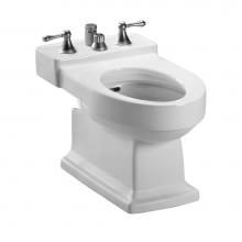 Toto BT930B#01 - Lloyd® Deck Mount Vertical Spray Flushing Rim Bidet, Cotton White