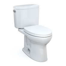 Toto MS454124CEFG#01 - Drake® II Two-Piece Elongated 1.28 GPF Universal Height Toilet with CEFIONTECT and SS124 Soft