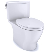 Toto MS442124CEFG#01 - Nexus® Two-Piece Elongated 1.28 GPF Universal Height Toilet with CEFIONTECT® and SS124 S