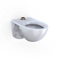 Toto CT728CU#01 - TORNADO FLUSH® Commercial Flushometer Wall-Mounted Toilet, Elongated,  Cotton White