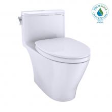 Toto MS642124CEFG#01 - Nexus® One-Piece Elongated 1.28 GPF Universal Height Toilet with CEFIONTECT® and SS124 S