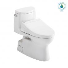 Toto MW6143084CUFG#01 - WASHLET+® Carlyle® II 1G® One-Piece Elongated 1.0 GPF Toilet and WASHLET+® C5