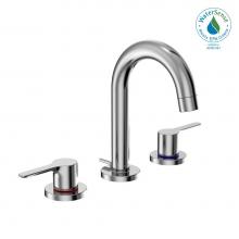 Toto TLS01201U#CP - LB Series Two Handle Widespread 1.2 GPM Bathroom Sink Faucet with Drain Assembly, Polished Chrome