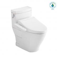 Toto MW6243074CEFG#01 - TOTO®WASHLET+® Legato One-Piece Elongated 1.28 GPF Toilet and WASHLET C2 Bidet Seat, Cot