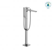 Toto TBG07306U#CP - GE Single-Handle Free Standing Tub Filler with Handshower, Polished Chrome