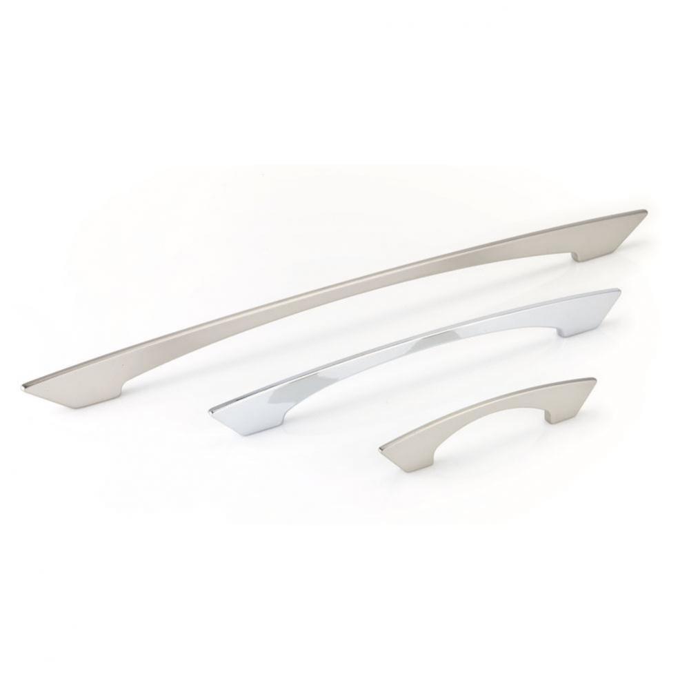 Thin Modern Pull Satin Nickel 96mm Ctc