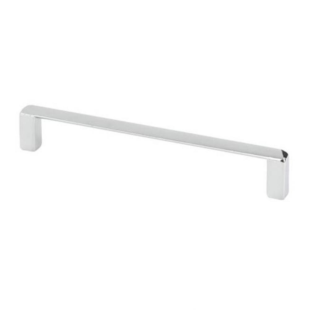 Thin Modern Cabinet Pull Bright Chrome 128mm
