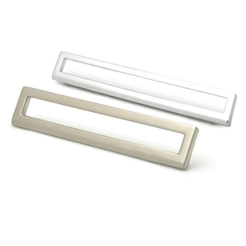 Bent Rectangular Pull 128mm or 160mm Bright Chrome