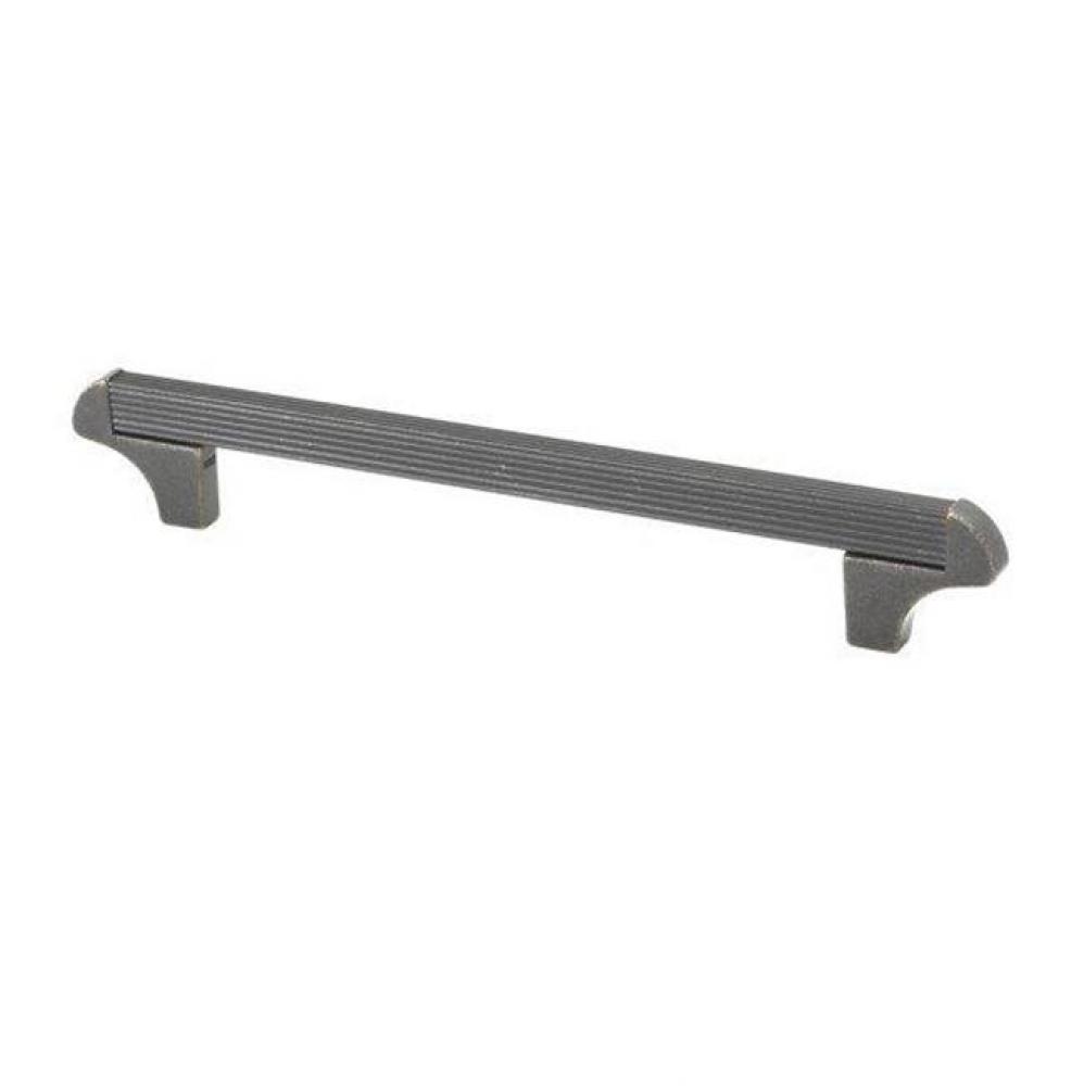 Square Transitional Cabinet Pull Dark Bronze 160mm