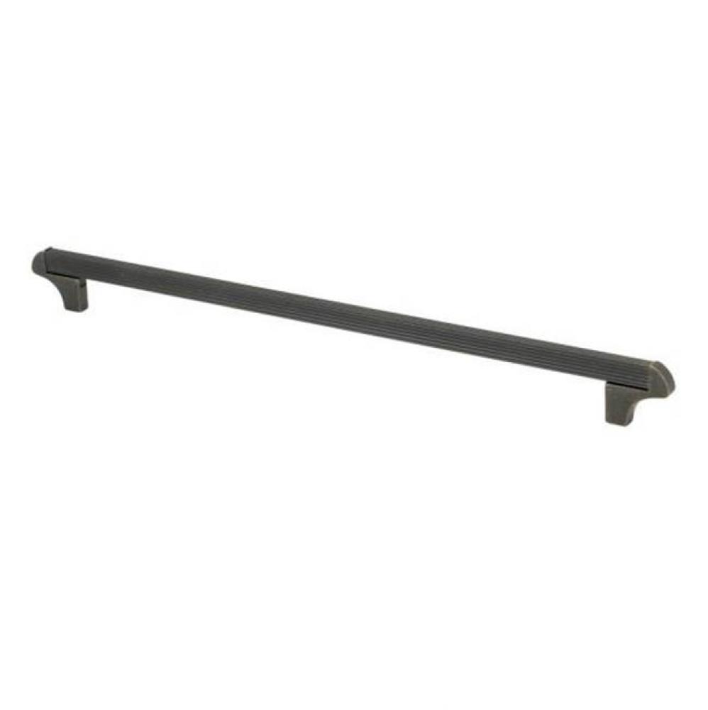 Square Transitional Cabinet Pull Dark Bronze 320mm