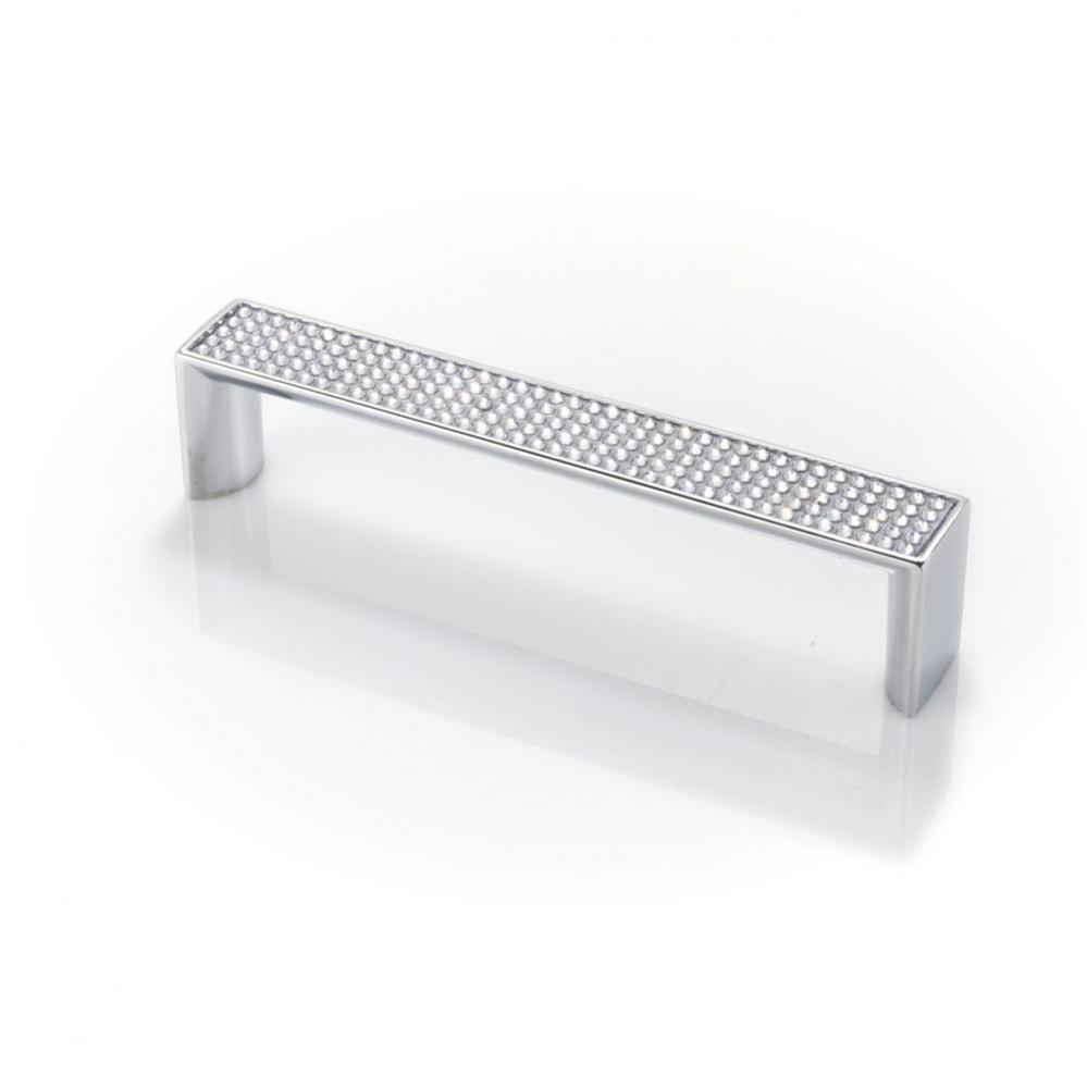 Round Swarovski Crystal Pull, Bright Chrome, 128mm Ctc