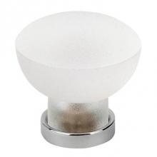 Topex 10783B3494 - Round Plastic Knob Satin Nickel Finish